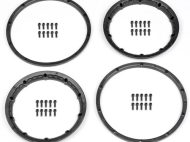 HPI BAJA 3271 - HEAVY DUTY WHEEL BEAD LOCK RINGS (BLACK/FOR 2 WHEELS)